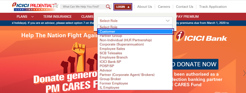 icici pru life insurance login as a customers, companies, employees, former employees, etc.