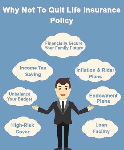 8 Reasons Not To Quit Life Insurance Policy | PolicyX.Com