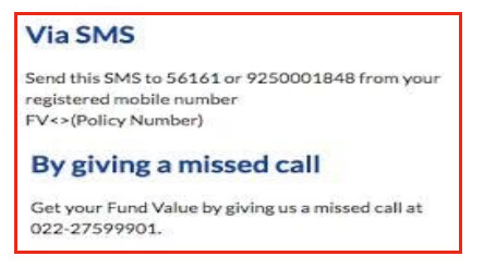 SBI Life Policy Status via SMS