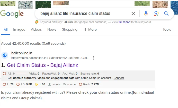 Bajaj Allianz Life Insurance Claim Status