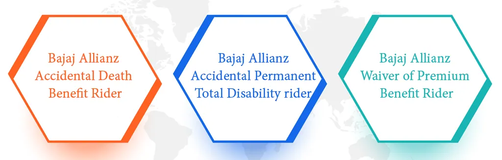 riders available in Bajaj Allianz iSecure Loan term plan