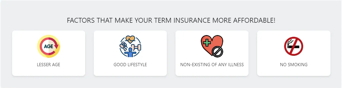 Factors that make your term insurance more affordable