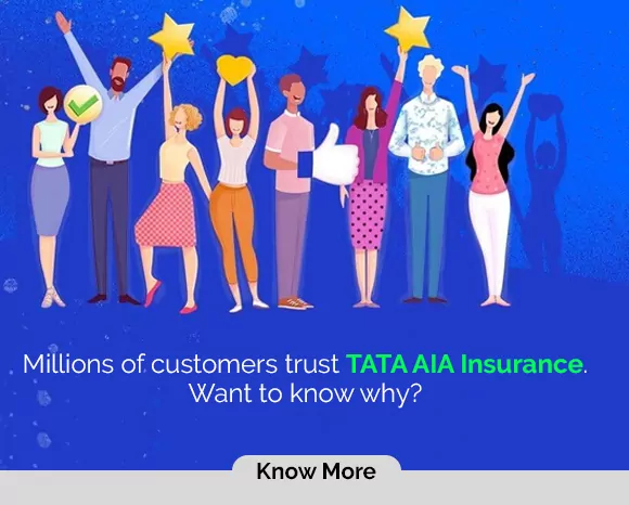 Tata AIA Term Insurance Banner