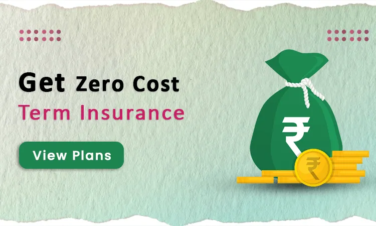 zero cost term insurance